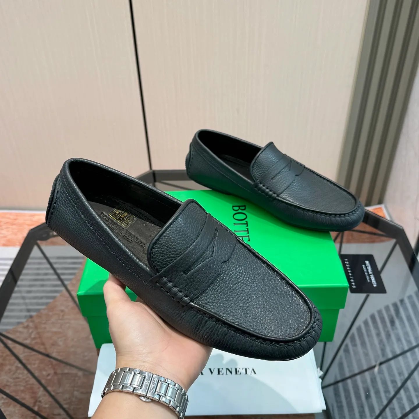 Men's shoes 💰560 [Botte* Venetta (BV)] Official website synchronization, high-end quality! 38-45
